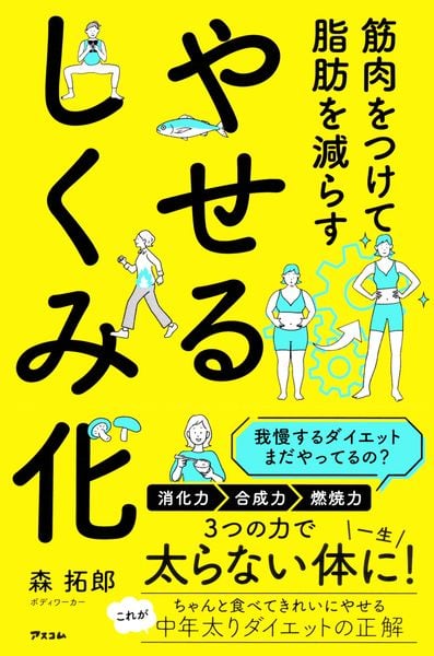 筋肉をつけて脂肪を減らす やせるしくみ化