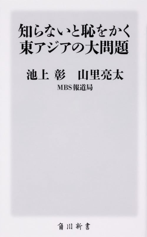 知らないと恥をかく東アジアの大問題 (角川新書)