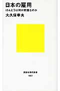 日本の雇用 ほんとうは何が問題なのか (講談社現代新書)の詳細を見る