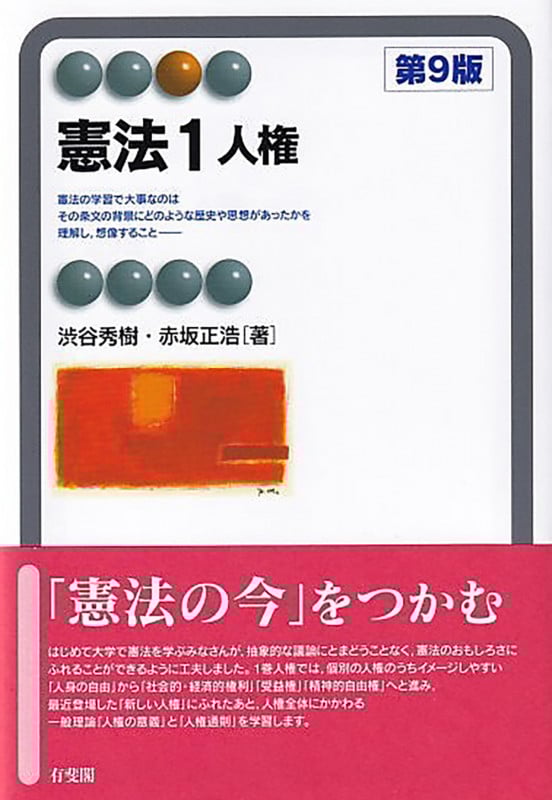 憲法1 人権〔第9版〕 (有斐閣アルマSpecialized)の詳細を見る