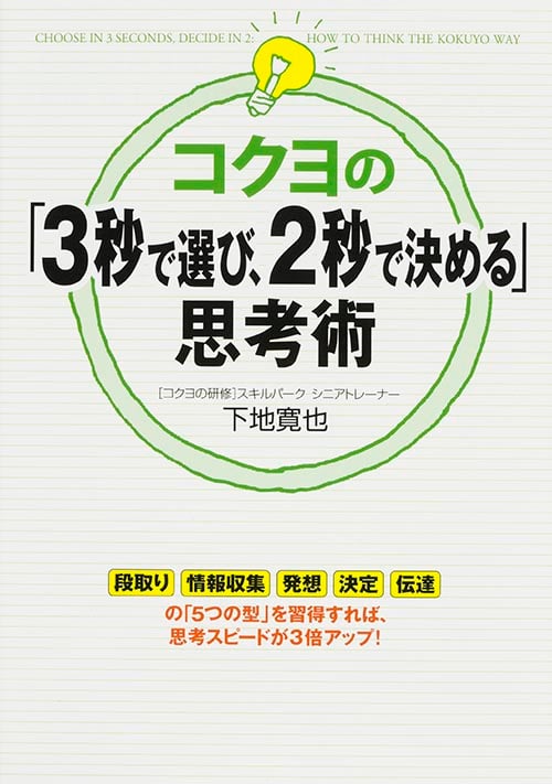 コクヨの「3秒で選び、2秒で決める」思考術
