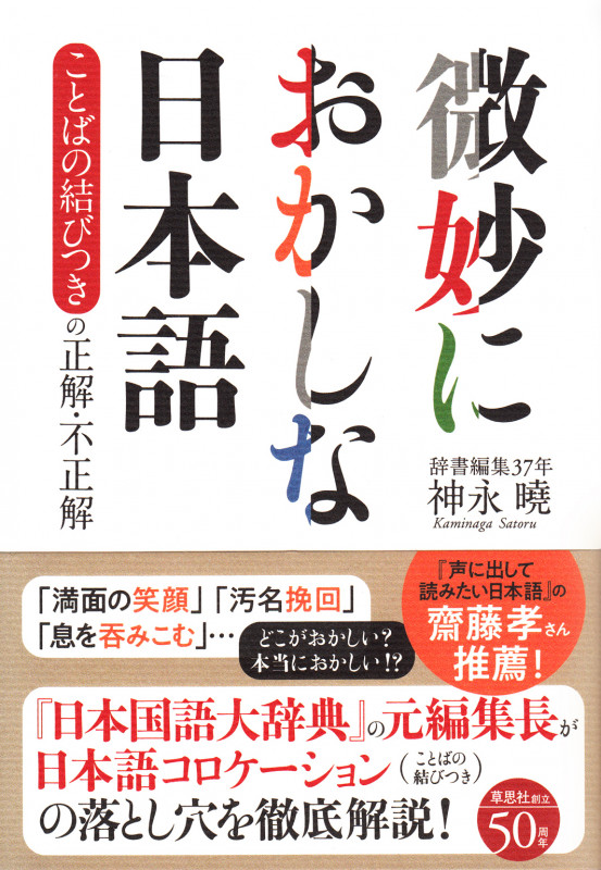 微妙におかしな日本語 ことばの結びつきの正解・不正解
