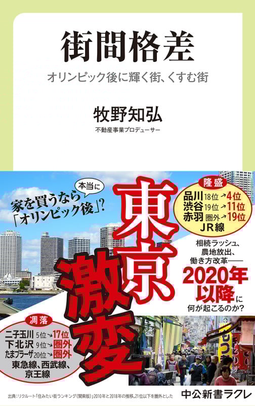 街間格差 オリンピック後に輝く街、くすむ街 (中公新書ラクレ 643)