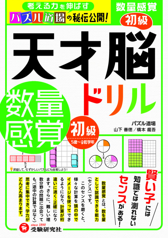 天才脳ドリル 数量感覚 初級 考える力を伸ばすパズル道場の秘伝公開!