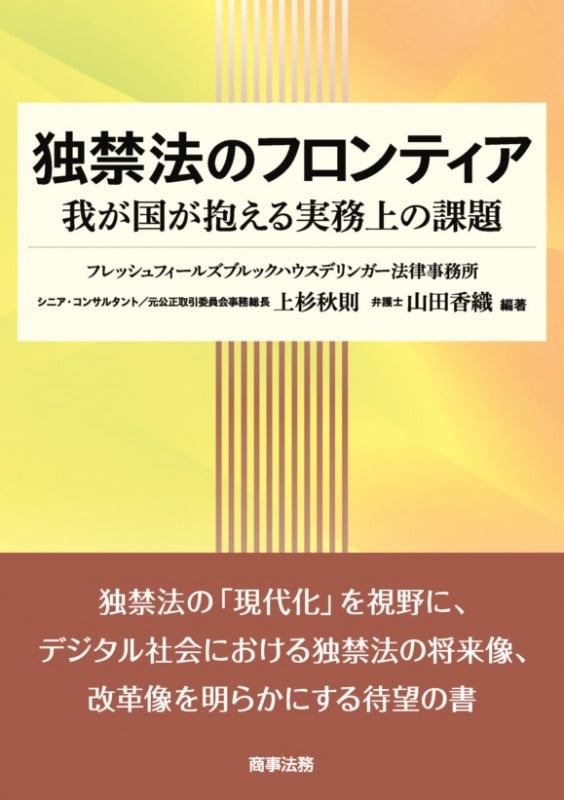 独禁法のフロンティア――我が国が抱える実務上の課題