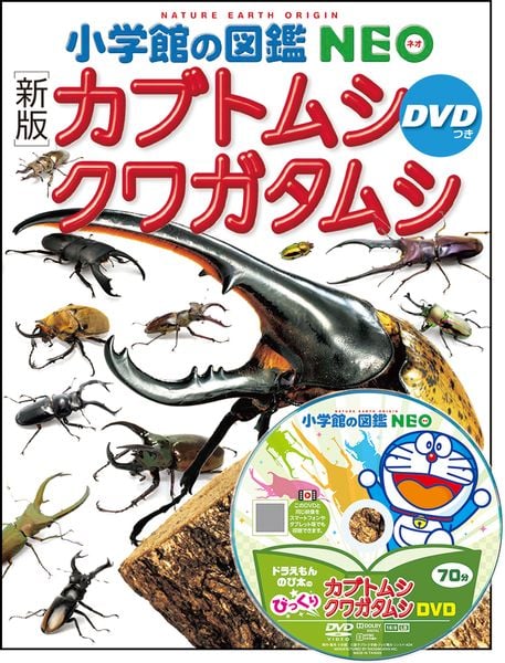 [新版]カブトムシ・クワガタムシ DVDつき (小学館の図鑑NEO)