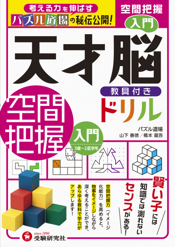 天才脳ドリル 空間把握 入門 考える力を伸ばすパズル道場の秘伝公開!