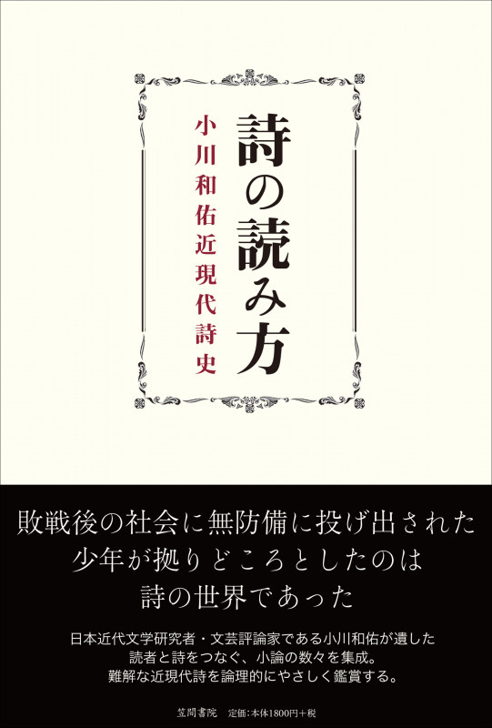 詩の読み方 小川和佑近現代詩史