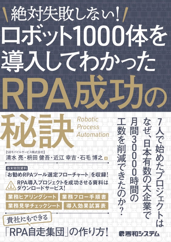 ロボット1000体を導入してわかったRPA成功の秘訣 絶対失敗しない!
