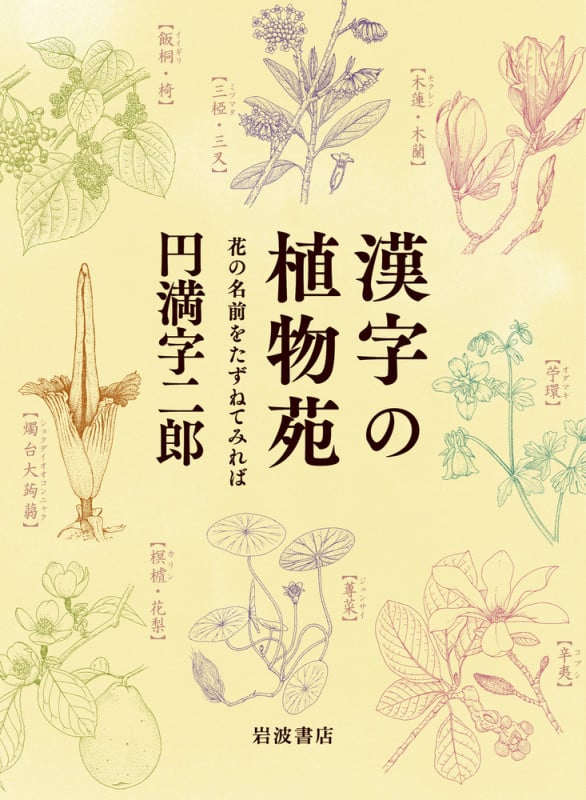 漢字の植物苑 花の名前をたずねてみれば