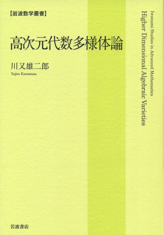高次元代数多様体論 (岩波数学叢書)の詳細を見る