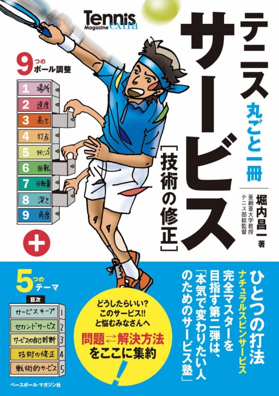 テニス丸ごと一冊 サービス  [技術の修正]