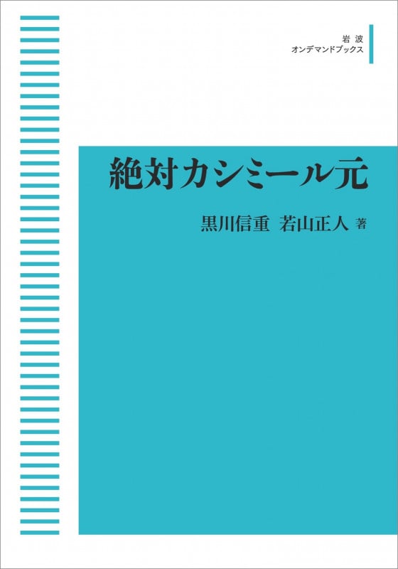 絶対カシミール元 (岩波オンデマンドブックス)