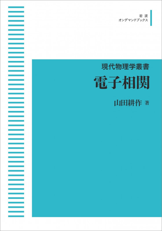 現代物理学叢書 9 電子相関 (岩波オンデマンドブックス)