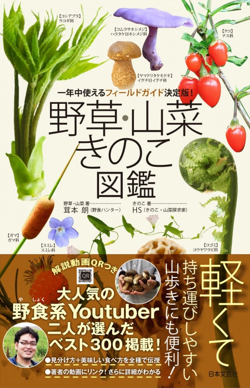 野草・山菜・きのこ図鑑 一年中使えるフィールドガイド決定版!の詳細を見る