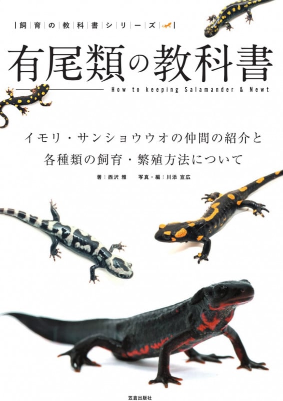 有尾類の教科書 イモリ・サンショウウオの仲間の紹介と各種類の飼育・繁殖方法について (飼育の教科書シリーズ)
