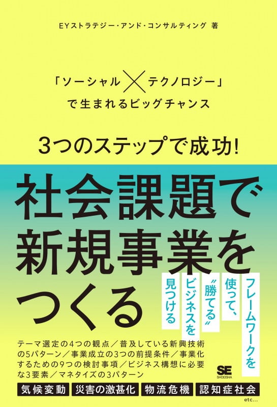 3つのステップで成功!社会課題で新規事業をつくる 「ソーシャル×テクノロジー」で生まれるビッグチャンス