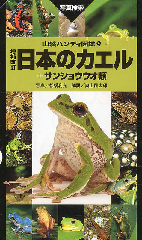 日本のカエル+サンショウウオ類 増補改訂 (山溪ハンディ図鑑 9)
