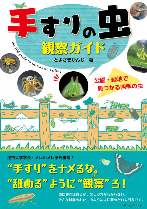 手すりの虫 観察ガイド 公園・緑地で見つかる四季の虫