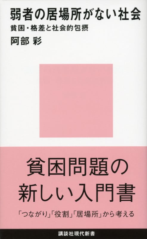 弱者の居場所がない社会――貧困・格差と社会的包摂 (講談社現代新書)