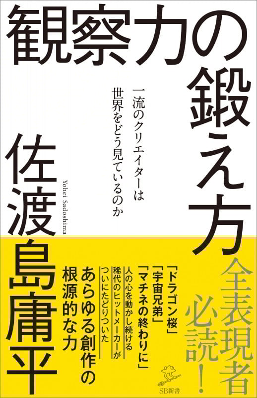 観察力の鍛え方 一流のクリエイターは世界をどう見ているのか (SB新書)