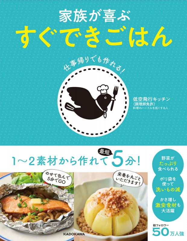 仕事帰りでも作れる! 家族が喜ぶ すぐできごはんの詳細を見る