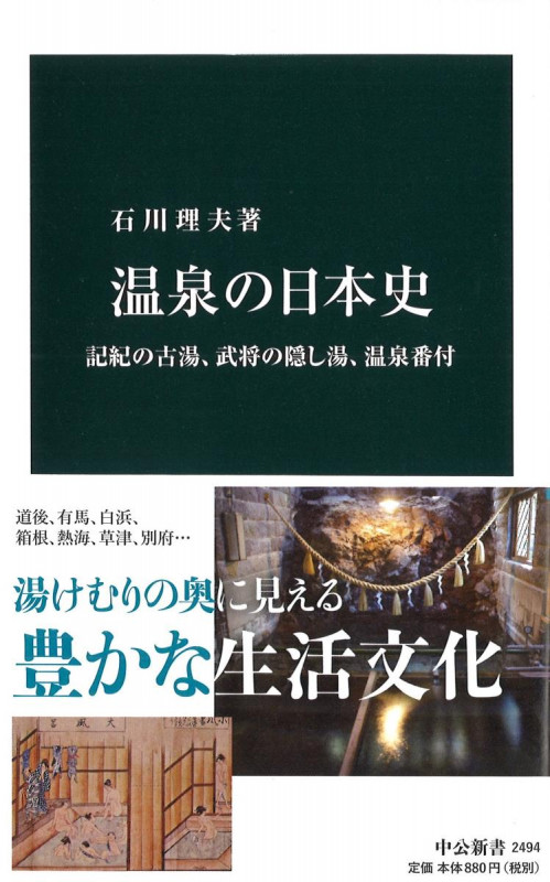 温泉の日本史 記紀の古湯、武将の隠し湯、温泉番付 (中公新書)