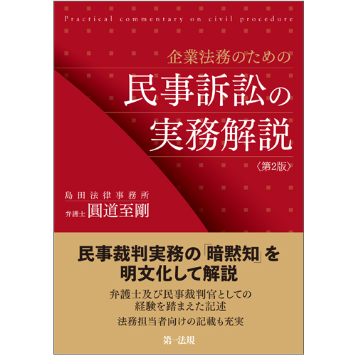 企業法務のための民事訴訟の実務解説 第2版