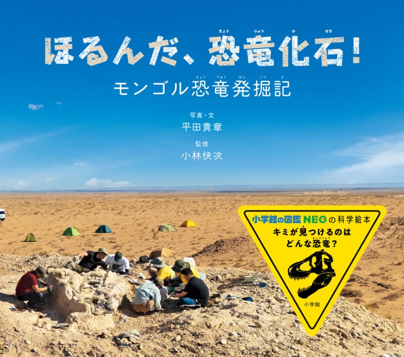 ほるんだ、恐竜化石! モンゴル恐竜発掘記 (小学館の図鑑NEOの科学絵本)