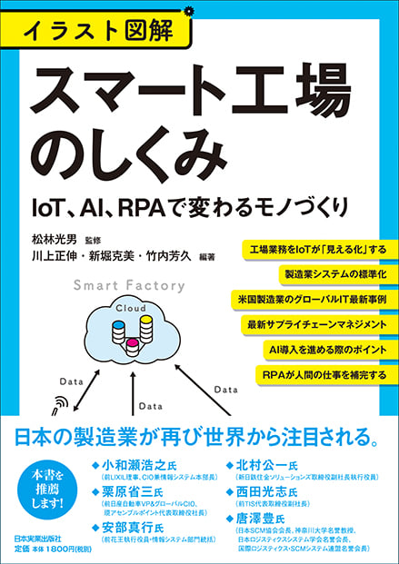 イラスト図解 スマート工場のしくみ IoT、AI、RPAで変わるモノづくり