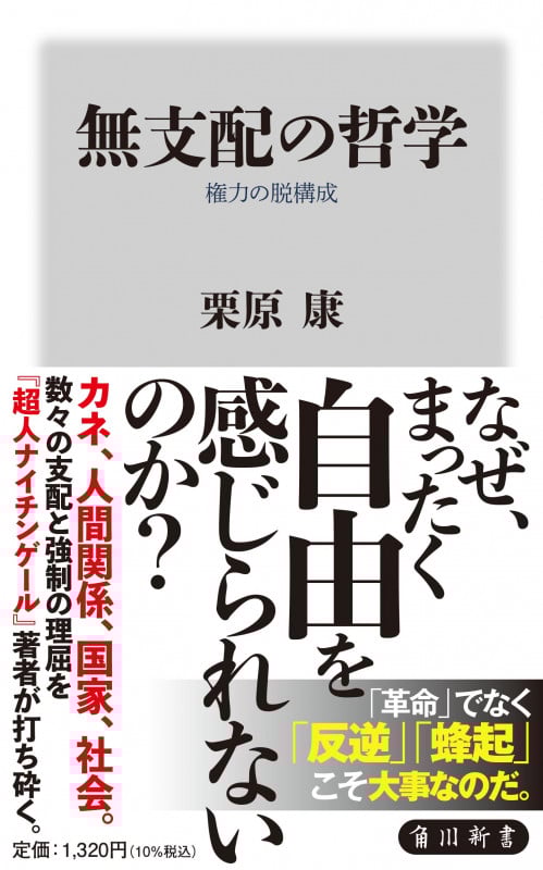 無支配の哲学 権力の脱構成 (角川新書)