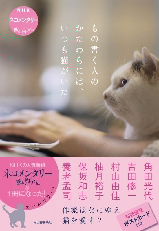 もの書く人のかたわらには、いつも猫がいた NHKネコメンタリー猫も、杓子も。