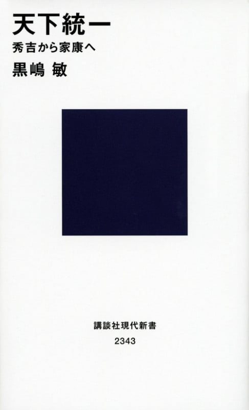 天下統一 秀吉から家康へ (講談社現代新書)