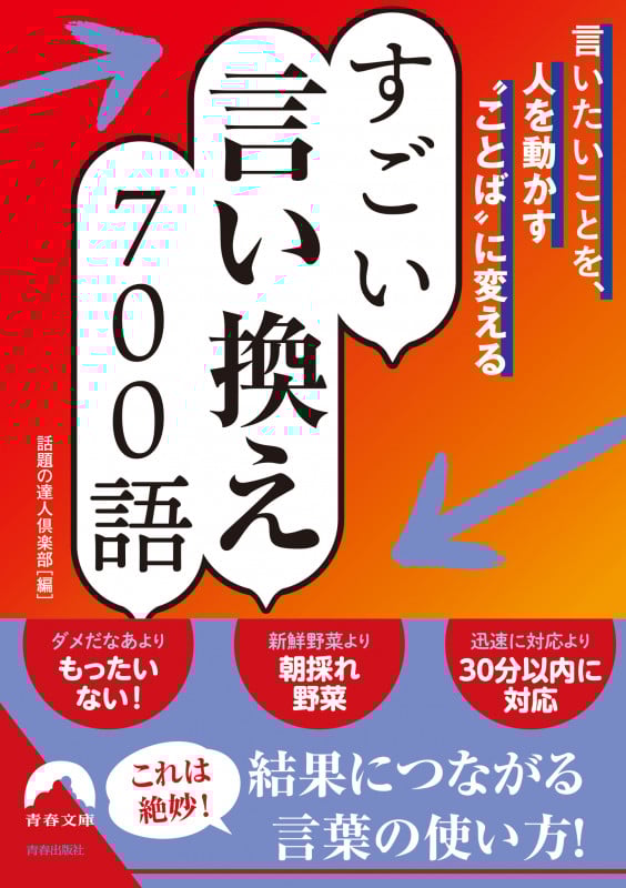 言いたいことを、人を動かす“ことば”に変える すごい言い換え700語 (青春文庫)