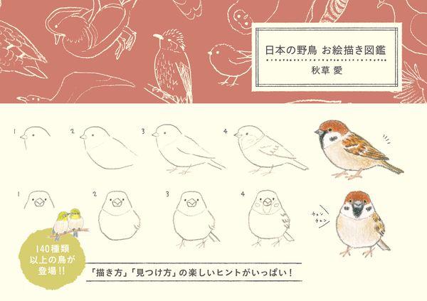 日本の野鳥 お絵描き図鑑