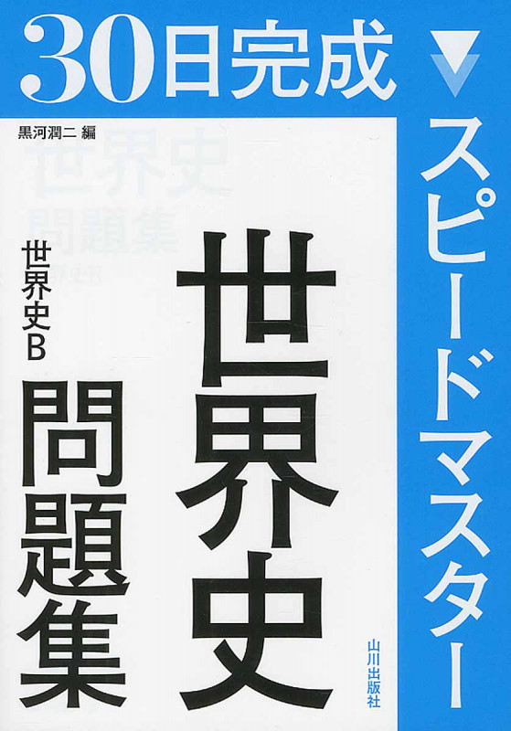 30日完成 スピードマスター世界史問題集