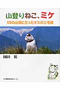 山登りねこ、ミケ 60の山頂に立ったオスの三毛猫