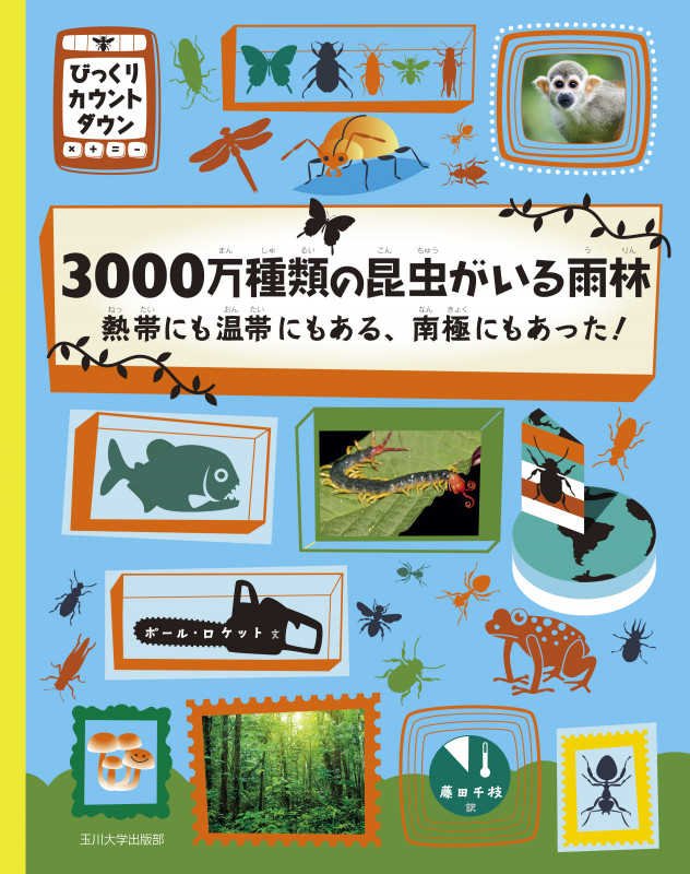 3000万種類の昆虫がいる雨林 熱帯にも温帯にもある、南極にもあった! (びっくりカウントダウン)