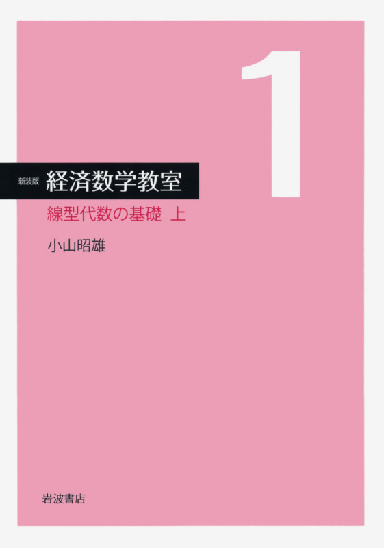 線型代数の基礎 上 (☆新装版☆ 経済数学教室 1)