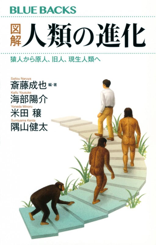 図解 人類の進化 猿人から原人、旧人、現生人類へ (ブルーバックス)