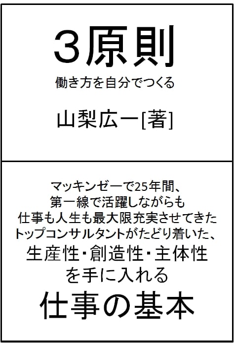 3原則 働き方を自分らしくデザインする