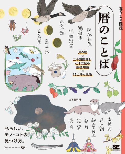 暮らしの図鑑 暦のことば 月の暦×二十四節気と七十二候の基礎知識×12カ月の風物 (暮らしの図鑑)