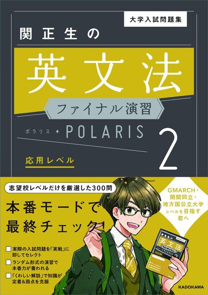 大学入試問題集 関正生の英文法ファイナル演習ポラリス[2 応用レベル]の詳細を見る