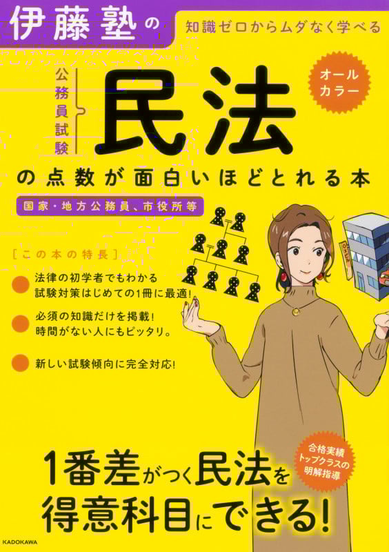 伊藤塾の公務員試験「民法」の点数が面白いほどとれる本の詳細を見る
