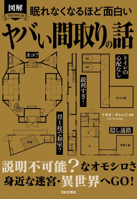 眠れなくなるほど面白い 図解 ヤバい間取りの話 説明不可能?なオモシロさ 身近な迷宮・異世界へGO!