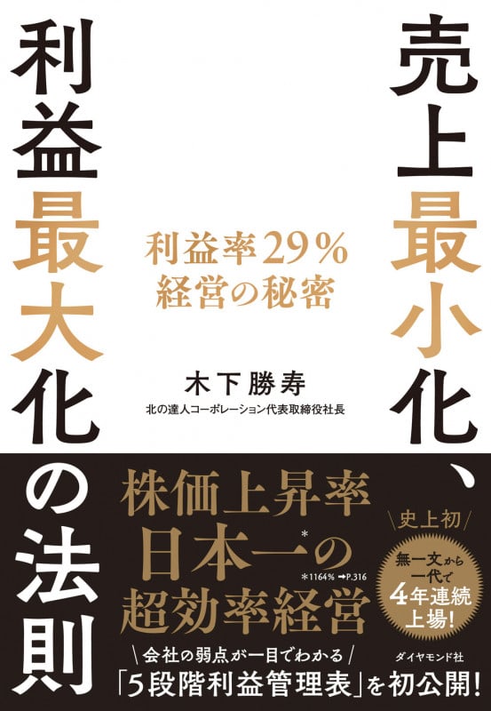 売上最小化、利益最大化の法則 利益率29%経営の秘密