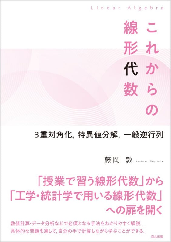 これからの線形代数 3重対角化,特異値分解,一般逆行列