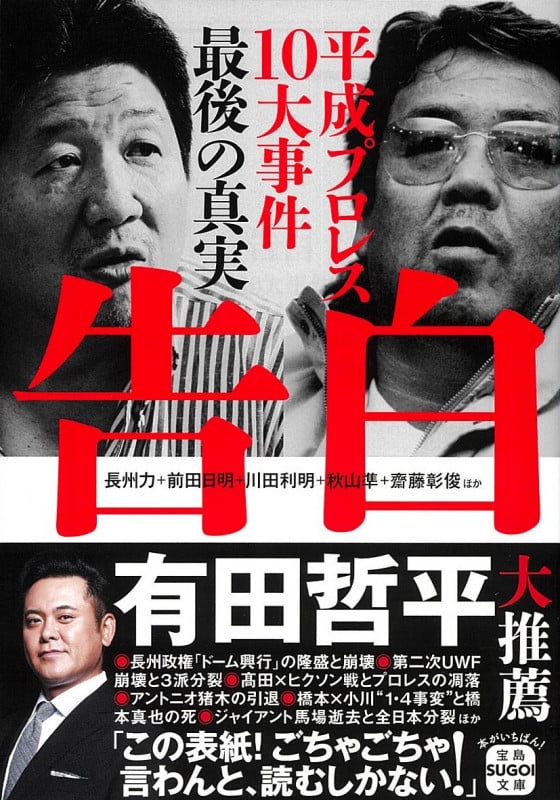 告白 平成プロレス10大事件 最後の真実 (宝島SUGOI文庫)