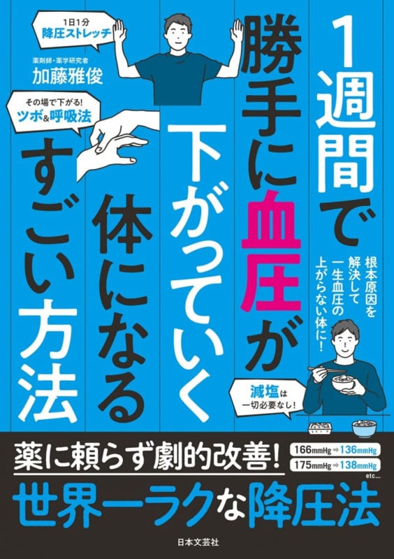 1週間で勝手に血圧が下がっていく体になるすごい方法 根本原因を解決して一生血圧の上がらない体に!