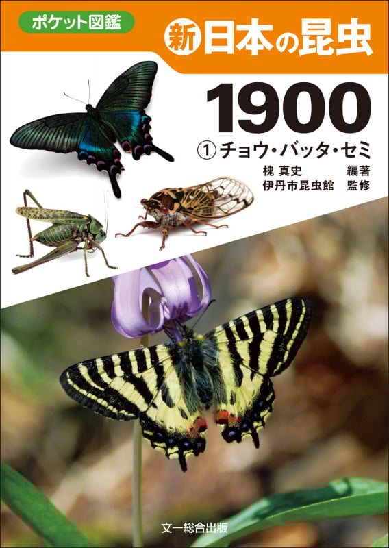 新 日本の昆虫1900 チョウ・バッタ・セミ (1) (ポケット図鑑)